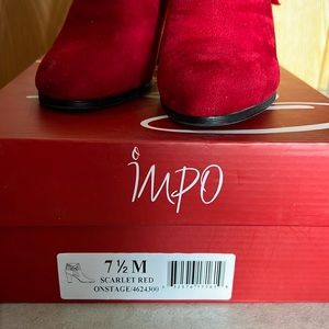 IMPO, size 7.5, color red